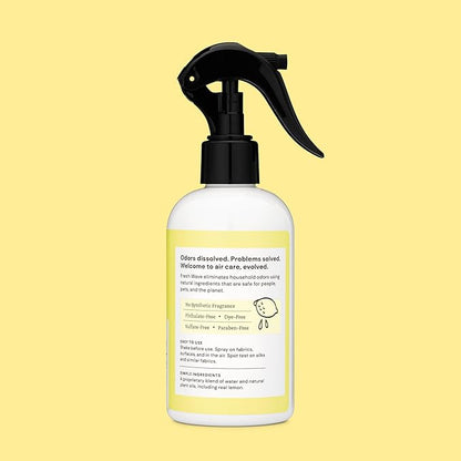 Fresh Wave Lemon Odor Eliminator Spray & Air Freshener, 8 fl. oz. | Odor Absorbers for Home | Safer Odor Relief | Natural Plant-Based Odor Eliminator | For Furniture, Fabrics & Trash