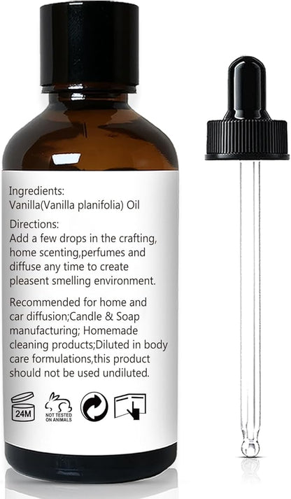 GM Gumili Vanilla Essential Oil – 1 Oz Vanilla Oil for Skin & Diffuser | Home Fragrance Oil for Body, Lotion, Candles, Soap, Dryer Balls, Slime & More