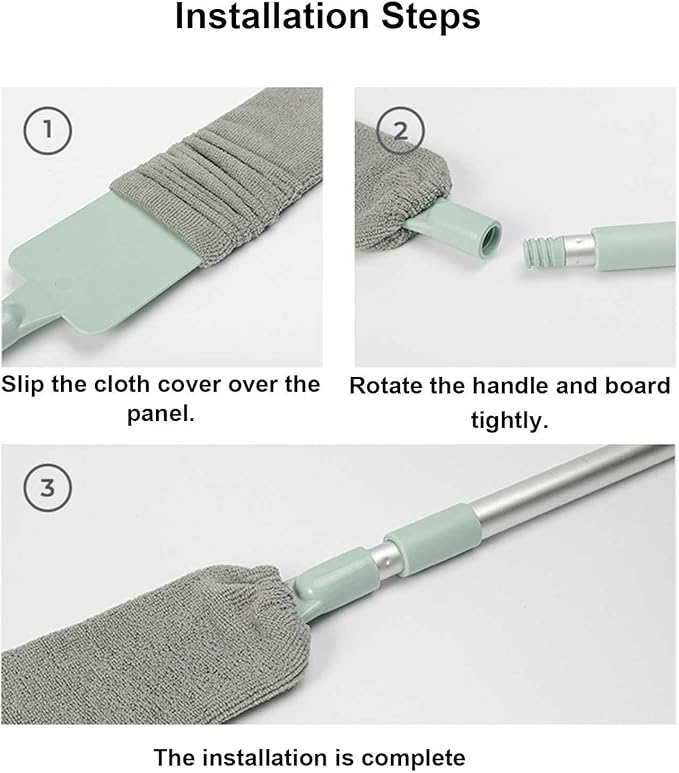 Gaps Dust Cleaner – Retractable Long-Handle Duster for Under Appliances, Hard-to-Reach Dust and Debris Removal Tool | Ideal for Home, Bedroom, Kitchen, and Household Cleaning