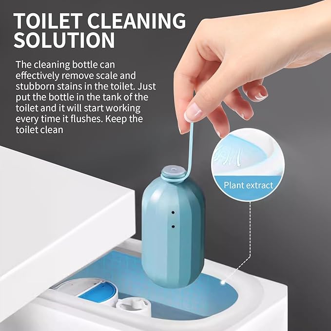 4 Pcs Toilet Bowl Cleaners Simple Life Toilet Bowl Cleaner Gel Long Lasting Toilet Cleaning Solution with Fresh Scent Convenient Toilet Cleaner for Powerful Cleansing