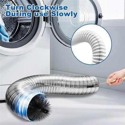 Dryer Vent Cleaner Kit Clothes Dryer Lint Brush Vent Trap Cleaner Home Essentials - 30" Extra Long Flexible Vacuum Clothes Dryer Lint Trap Vent Cleaning Refrigerator Coil Brush (1)