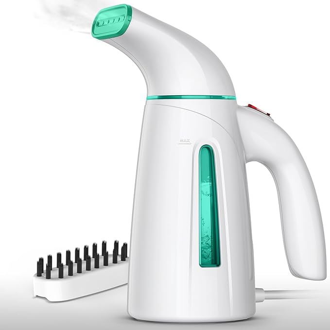 OGHom Steamer for Clothes, Handheld Clothing Steamer for Garment, 240ml Big Capacity 700W Portable Travel Steam Iron (Teal)