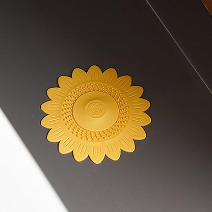 Flower Shape Sink Stopper Silicone Shower Drain Bath Plug Hair Catcher Sink Drain Covers Kitchen Bathroom Sink Plug