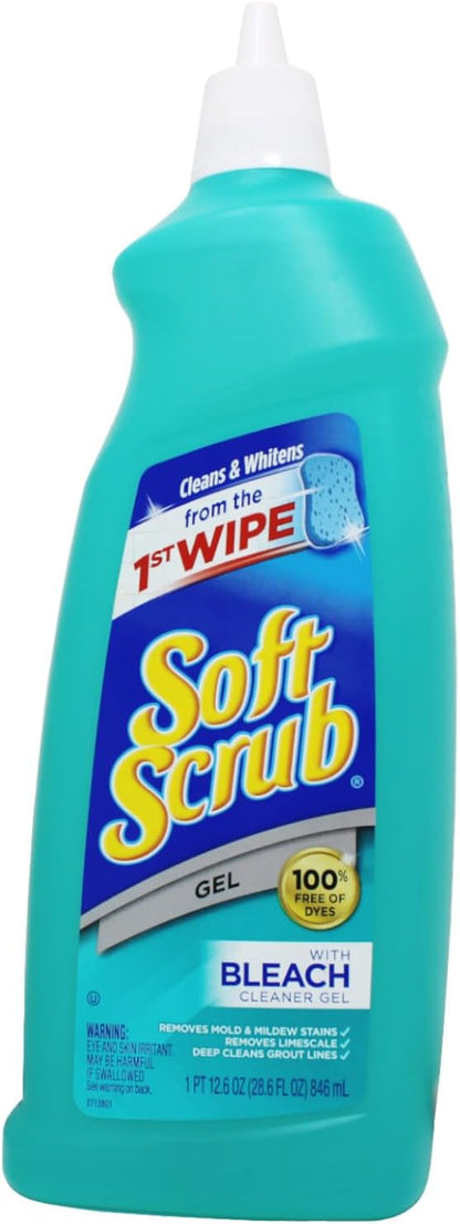 Soft Scrub Soft Scrub Gel Cleanser with Bleach -12.6 Fl Oz (Pack of 2)