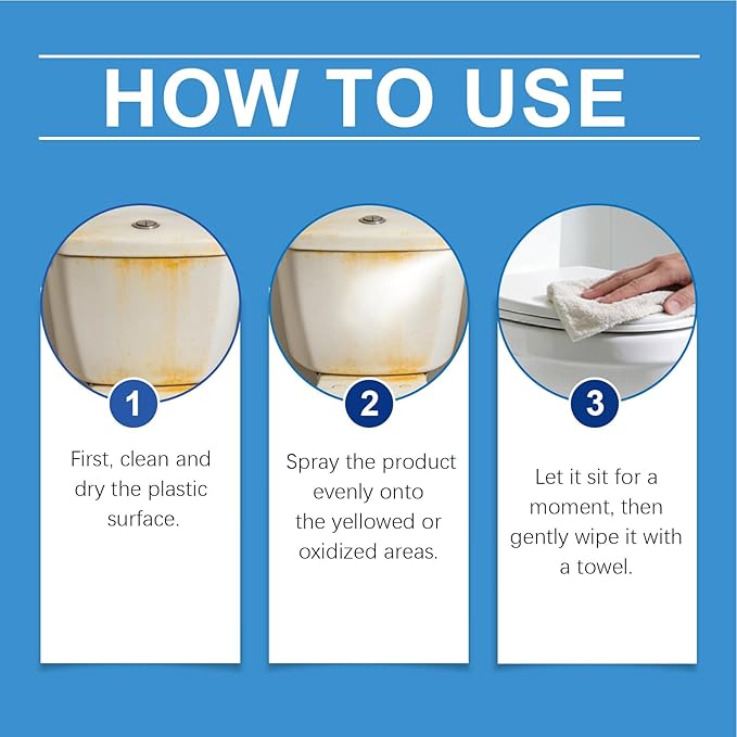 Multipurpose Cleaner - 100ml Yellowing Remover Spray Household Stain Remover Cleaning Tool For Appliances Home Living Room Kitchen Apartment Garage