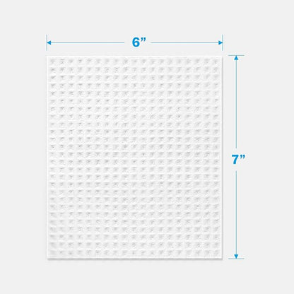 HOMEXCEL Swedish Dishcloths for Kitchen, 50 Pack Reusable Sponge Dish Cloth for Kitchen and Cleaning Counters, Super Absorbent Paper Towels (Blue/White/Grey)