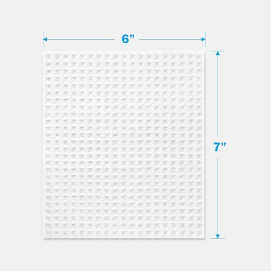 HOMEXCEL Swedish Dishcloths for Kitchen, 50 Pack Reusable Sponge Dish Cloth for Kitchen and Cleaning Counters, Super Absorbent Paper Towels (Blue/White/Grey)