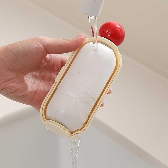 1pcs Enjoy Lint Roller, Enjoy Sticky Lint Roller, 2 In1 Washable Lint Remover，Reusable Portable Mini Travel Sticky Roller，Furniture,Clothes,Hair Removers for Dog and Cat (White)