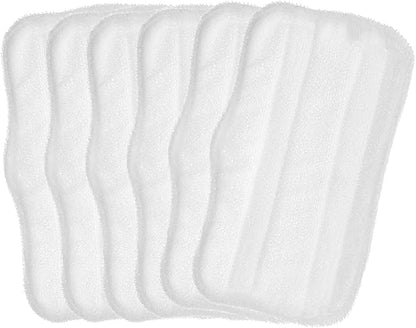 Artraise 6 Pack Microfiber Steam Mop Pads Replacement Washable for Shark Steam Mop SK Series SK410 SK435CO SK460 SK140 SK141 S3101 SK3102 S3250 S3251