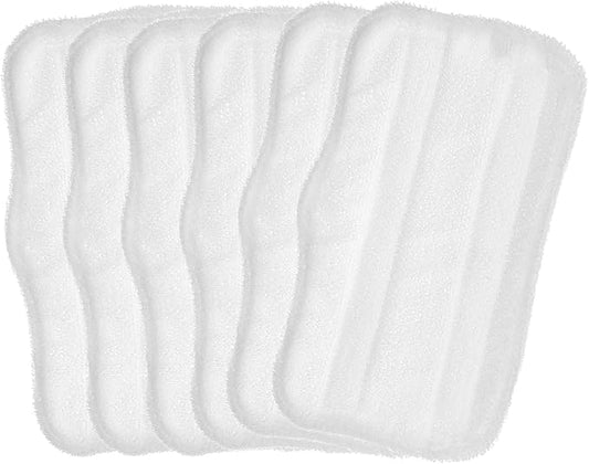 Artraise 6 Pack Microfiber Steam Mop Pads Replacement Washable for Shark Steam Mop SK Series SK410 SK435CO SK460 SK140 SK141 S3101 SK3102 S3250 S3251
