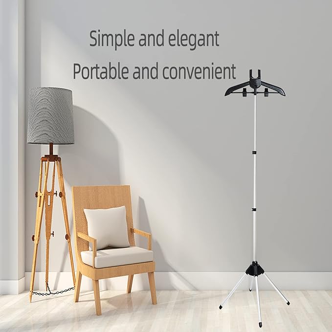 Garment hanger for steaming clothes with Ironing Gloves,Clothes Steamer Stand Hanger,Steam rack for clothes,Handheld garment steamer rack,Clothes hanger for steam ironing,Steam stand clothes