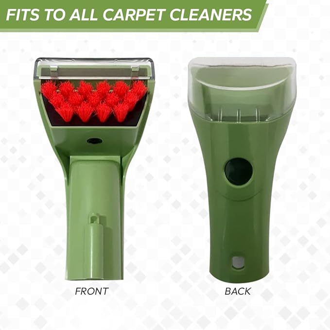 Replacement 3" Tough Stain Brush Tool for Bissell Little-Green Upright & Portable Carpet Cleaners for 1400 3353 3369 Series & for All Bissell Carpet Cleaners