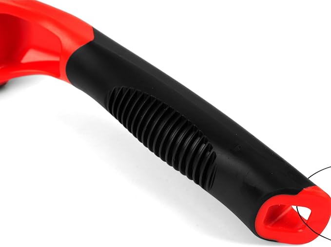 Maxshine Universal Soft Grip Heavy Duty Brush | Ergonomic Short Handle, Anti-Slip Grip, Scratch-Resistant Bumper | Stiff Bristles for Tires, Carpets & Tough Surfaces | Auto, Boat & Marine Detailing