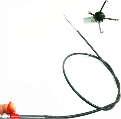 63 Inch Drain Pipe Cleaner,Drain Auger Hair Catcher, Sink Dredge Drain Clog Remover Cleaning Tools for Kitchen Bathroom Tub Toilet Washbasin Clogged Drains Dredge Pipe