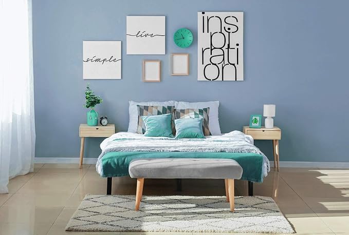 Safiyya Blue Peel and Stick Wallpaper Grey Blue Contact Paper Decorative Waterpoof Wallpaper Self Adhesive Contact Paper Vinyl Rolls for Wall 118"x17.7"