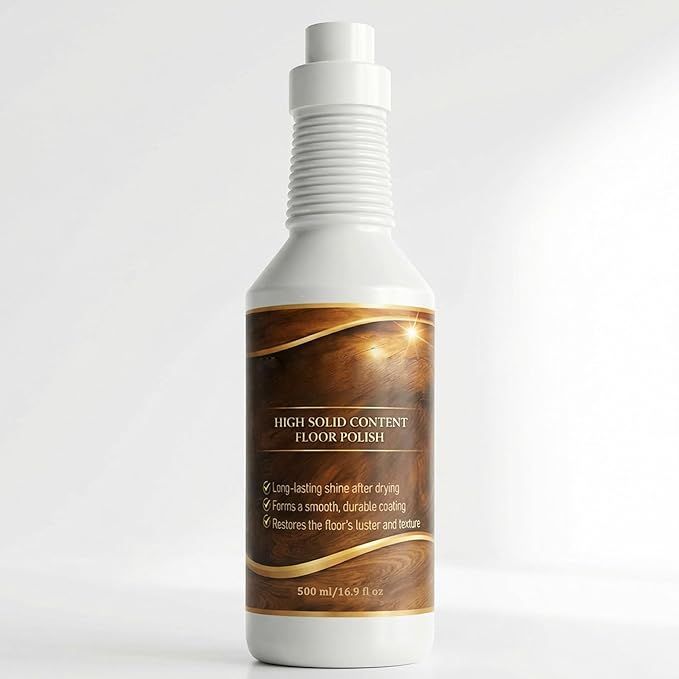 Floor Restore Cleaner, High Solid Content Floor Polish, Multi-Surface Shine Enhancer for Wood, Laminate, Vinyl & Tile Floors 500 ML/17.63 OZ (1)