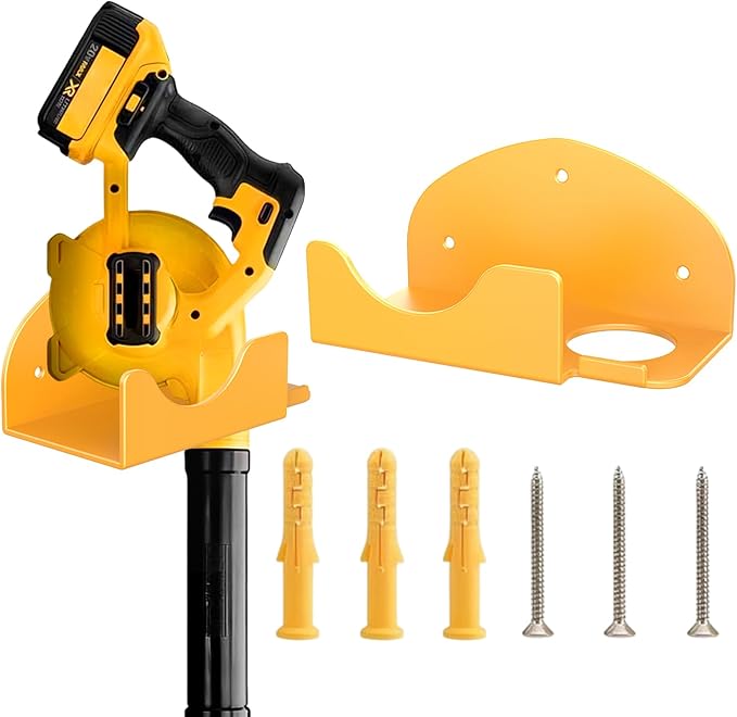 Leaf Blower Rack, Wall-Mounted Tool Hanger Compatible with DCE100B, Grass Trimmers, Hedge Trimmers & Garden Power Tools for Garage Organization,1 Pack