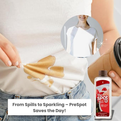 Bundle Set of Melaleuca Prespot 4X Concentrate, 8 Ounces and Spray Bottle