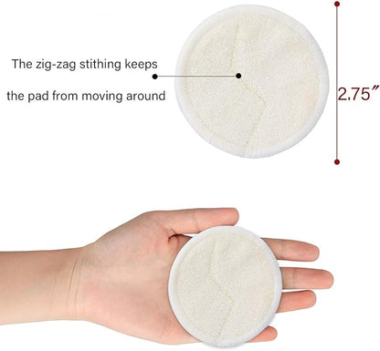 Teamoy 16 Pcs Reusable Makeup Remover Pads with Laundry and Storage Bag, Organic Rounds for Face, Super Soft and Absorption Wash Cloth Pads, Bear