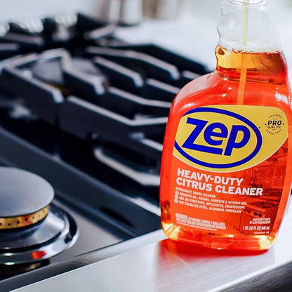 Zep Heavy-Duty Citrus Cleaner Spray Bottle 24 Fl oz (Pack of 4)