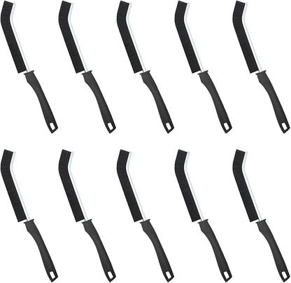 10 Pack Crevice Cleaning Brush Set, Multi-Purpose Hard Bristle Grout Brush for Bathroom Kitchen Tiles, Dish Brush for Household Cleaning, Grout Cleaner Brush for Tight Spaces and Corners