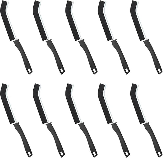 10 Pack Crevice Cleaning Brush Set, Multi-Purpose Hard Bristle Grout Brush for Bathroom Kitchen Tiles, Dish Brush for Household Cleaning, Grout Cleaner Brush for Tight Spaces and Corners