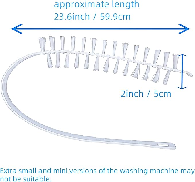 2Pcs Washing Machine Cleaning Brush, Washing Machine Brush Washing Machine Cleaner Front Load Washer Cleaner Brush Load Washer Cleaner Drum Washing Machine Cleaning Tools