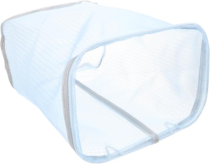 Outanaya Folding Wall-mounted Clothes Storage Basket Lightweight and Multi-functional Dirty Laundry Organizer for Bathroom and Home Design Blue