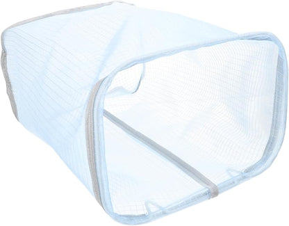 Outanaya Folding Wall-mounted Clothes Storage Basket Lightweight and Multi-functional Dirty Laundry Organizer for Bathroom and Home Design Blue