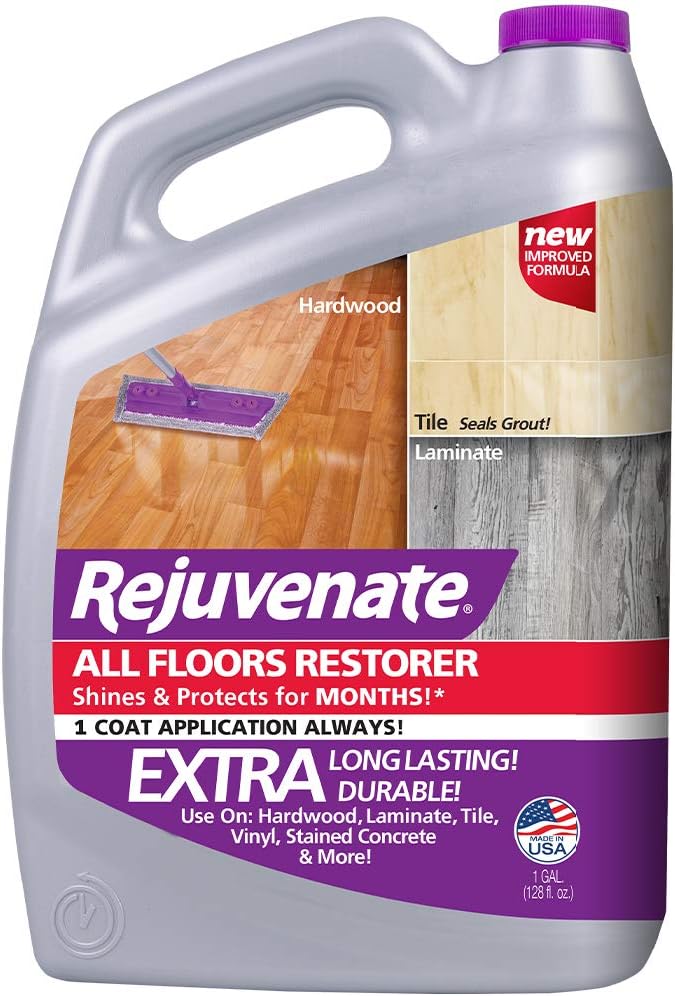 Rejuvenate All Floors Restorer and Rejuvenate Luxury Vinyl Floor Cleaner (1 Gallon)