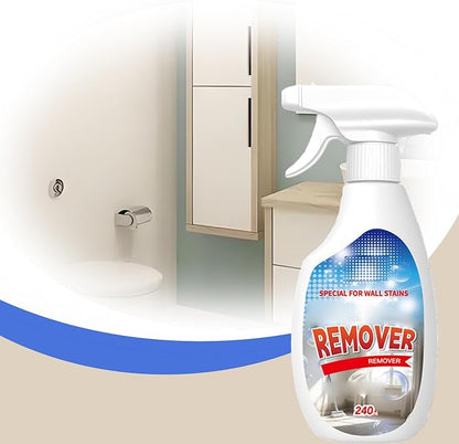 Highly Effective Removal Spray,Multi-Functional Cleaner,Wall Foaming Cleaning Sprayer For Painted Wall,Multi-Surface Cleaning Solution For Tile, Grout, Concrete, Fabric,Bathrooms, Kitchens (2pcs)