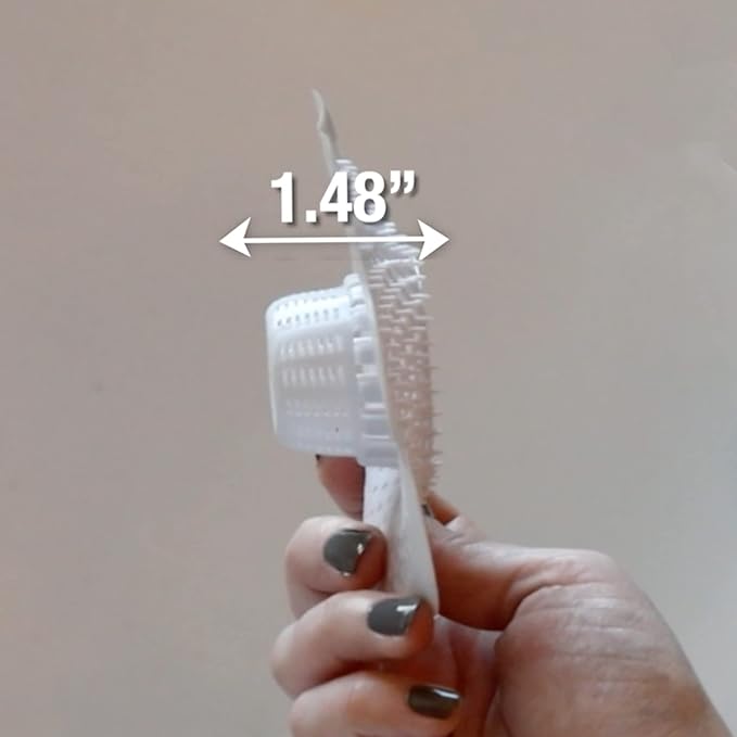 Danco 10306, Tub Protector Hair Cather and Strainer, Hair Drain Clog Prevention Drain Snake, Snare and Auger