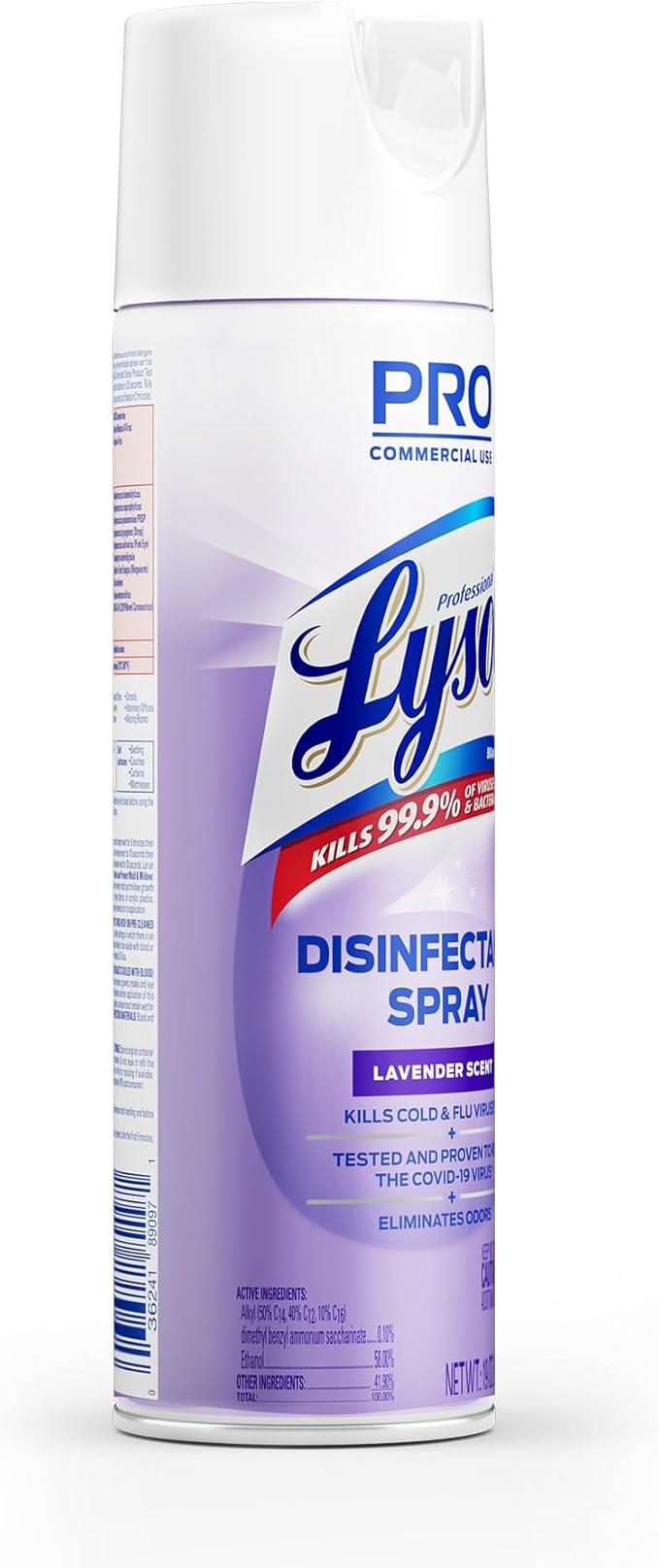 Lysol Professional Disinfectant Spray, Lavender Scent, 19 Ounce