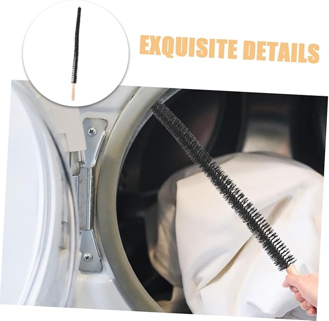 GLEAVI 2pcs Kit for Dryer Vent Cleaner Washing Machine Cleaner Brush Flexible Drain Brush for Lint Removal Cleaning Tools