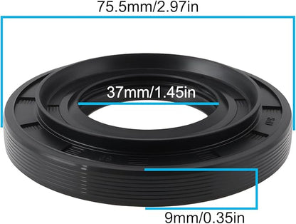 Washer Tub Seal MDS62058301 Compatible with Kenmore Compatible with LG 75.5x37x9mm