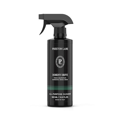 Preston Lane Luxury All-Purpose Cleaner, Doheny Drive Scent | Bio-Based Multi-Surface Spray | Streak-Free Finish, Lifts Dirt, Smudges & Grease | Vegan & Cruelty-Free