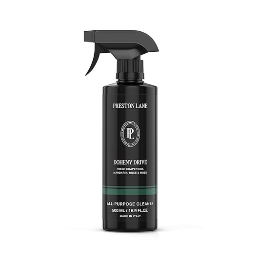 Preston Lane Luxury All-Purpose Cleaner, Doheny Drive Scent | Bio-Based Multi-Surface Spray | Streak-Free Finish, Lifts Dirt, Smudges & Grease | Vegan & Cruelty-Free