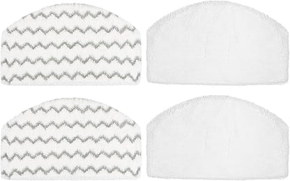 HOMEXCEL Steam Mop Replacement Pads Compatible with Bissell Powerfresh Steam Mop 1940 1806 1440 1544 Series, Model 19402 19404 19408 2685A 2075A 1940A 1940Q 1940T 1940W, Steam Mop Pads Refills, 4 Pack