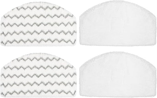 HOMEXCEL Steam Mop Replacement Pads Compatible with Bissell Powerfresh Steam Mop 1940 1806 1440 1544 Series, Model 19402 19404 19408 2685A 2075A 1940A 1940Q 1940T 1940W, Steam Mop Pads Refills, 4 Pack