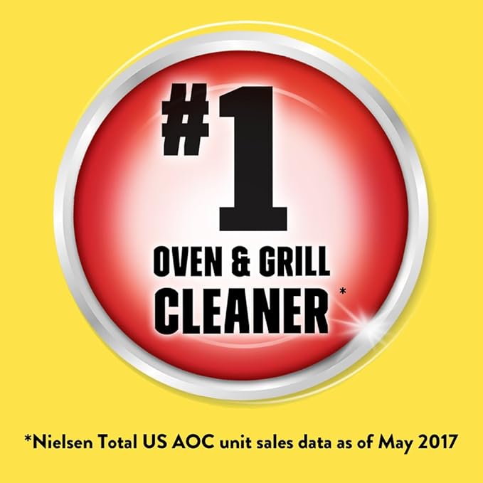 Easy Off Heavy Duty Oven Cleaner, Destroys Tough Burnt on Food and Grease, Fresh Scent, 14.5 oz Can