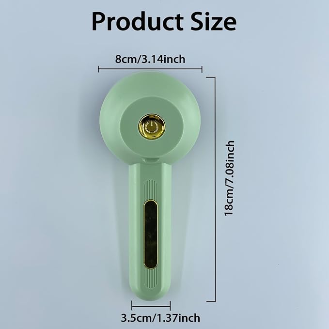 Electric Lint Removers,Rechargeable Fabric Shaver with 6 Leaf Blades Useful for Clothes, Furniture, Sofas, Blankets (Green)