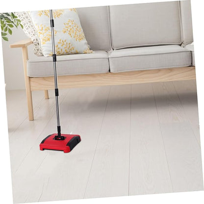Cabilock Handheld Carpet Sweeper with Adjustable Handle Portable PET Hair and Dust Cleaner Manual Non-Electric Rug Roller Brush for Home and Office Cleaning