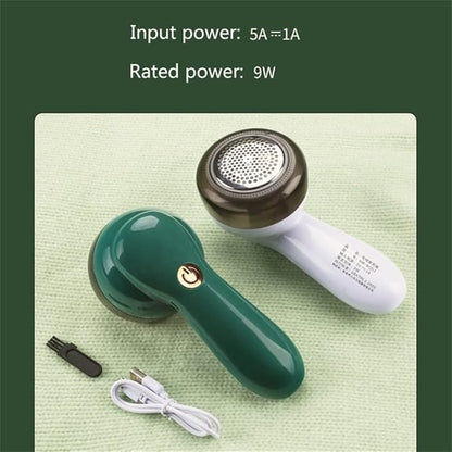 Portable Fabric Shaver Electric Lint Remover Sweater Defuzzer Fuzz Pellet Trimmer for Clothes Couch(OneColor)