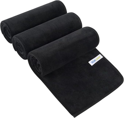 SINLAND Microfiber Gym Towels Super Absorbent Compact Travel Workout Towel Quick Dry Camping Sweat Towel for Sports Beach Swimming Backpacking Hiking and Yoga Men Women 16 Inch X 32 Inch