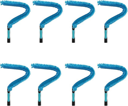 Microfiber Flexible Ceiling Fan Duster with Washable Chenille Dusting Cloth, Use by Hand or Attach to Extension Poles (8)