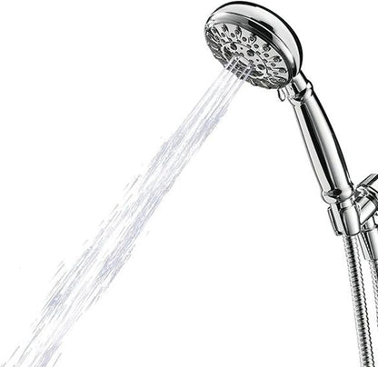 Moen Banbury Chrome 5-Spray Hand Shower with Hose and Bracket, 4-Inch Diameter, 23046