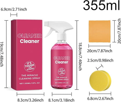 Kitchen Cleaning Spray – Oil Stain Remover, Stove Cleaner, Household Decontamination Agent | Fast-Acting Grease Dissolver, Powerful Formula for Home Cooking Surfaces and Appliances