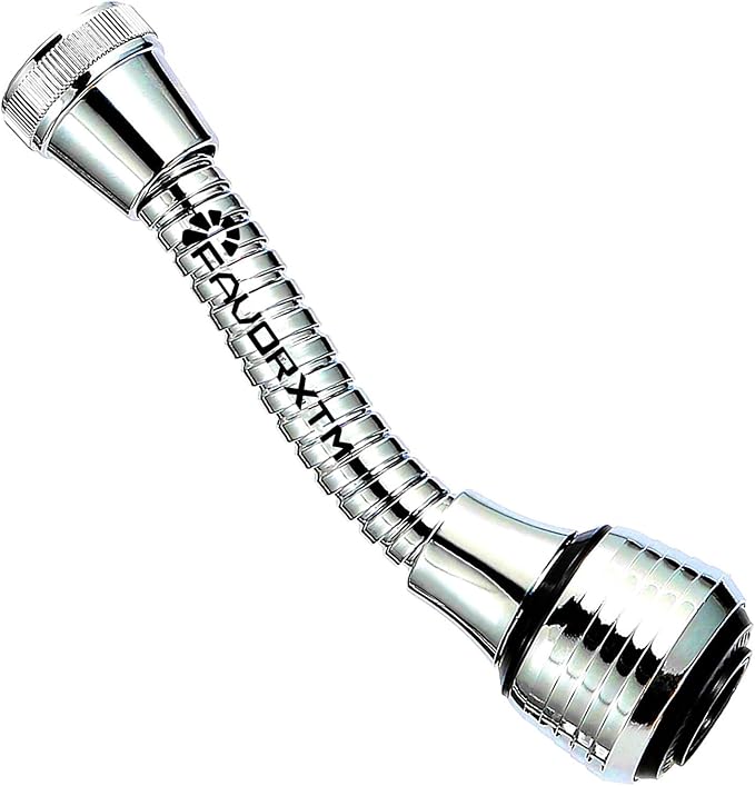 Faucet Sprayer Attachment Flexible Tap Extension Aerator 360 Degree ABS For Kitchen Sink Cold Hot Water