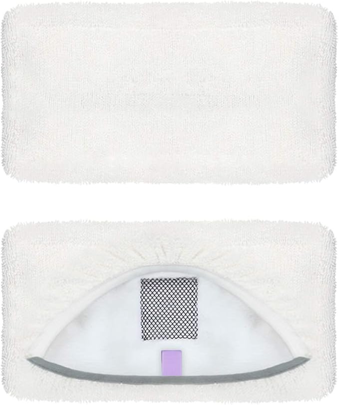 10 Pack Steam Mop Pads Compatible for Bissell Symphony 1252 1543A 1132A 1530 Vacuum and Steam Mop, Bissell 2747A Replacement Pads, Bissel Symphony Pet Mop Pads, Microfiber Washable & Reusable