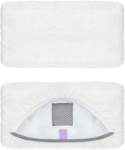 4 Pack Steam Mop Pads for Bissell Symphony 1252 1606670 1543 1652 1132 1530 11326 Vacuum and Steam Mop, Bissell 2747A Replacement Pads, Bissel Symphony Pet Mop Pads, Microfiber Washable & Reusable